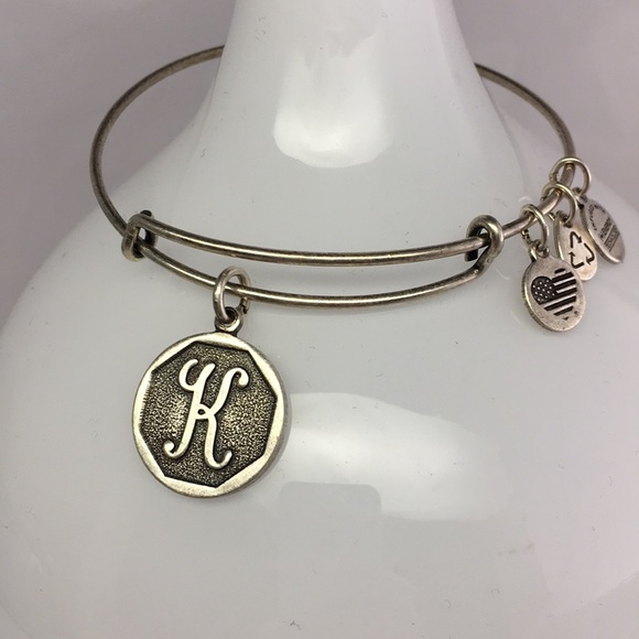 Alex and Ani Jewelry - ❤️ Alex and Ani Initial K Charm Rafaelian Silver